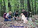 Parádsasvár - Encarna, Zsolt and Justo finding truffles